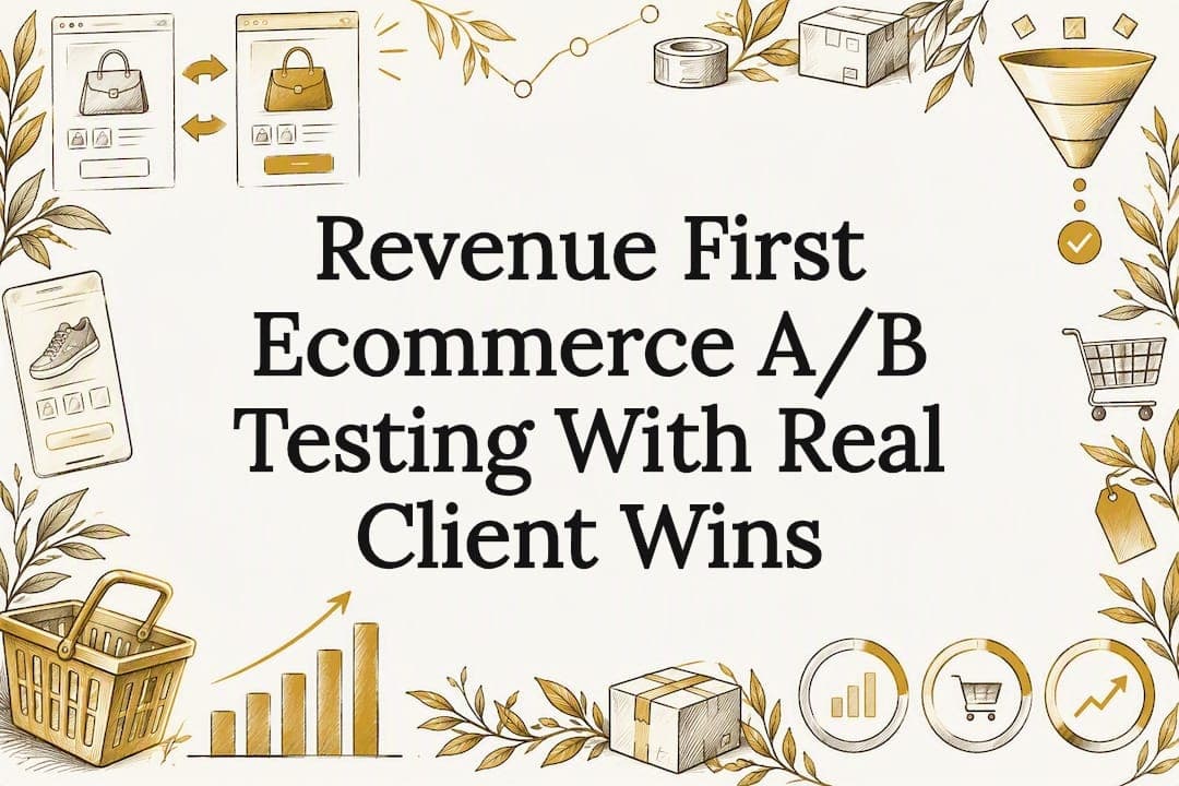 Revenue First Ecommerce A/B Testing With Real Client Wins