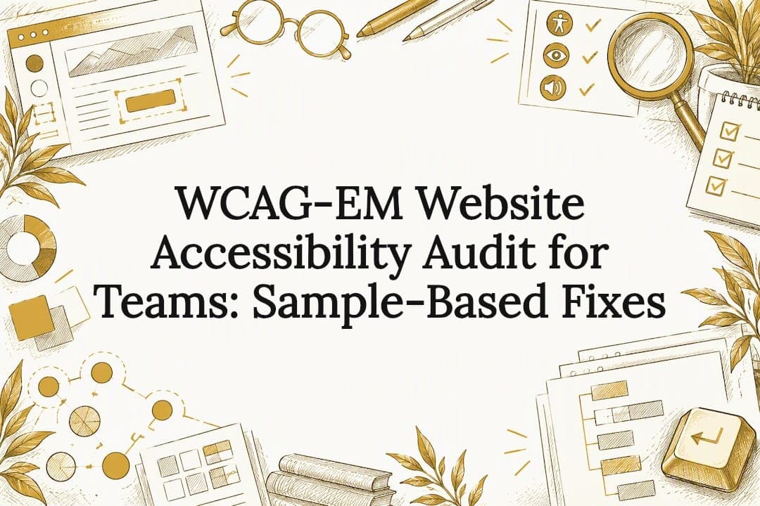 WCAG‑EM Website Accessibility Audit for Teams: Sample-Based Fixes